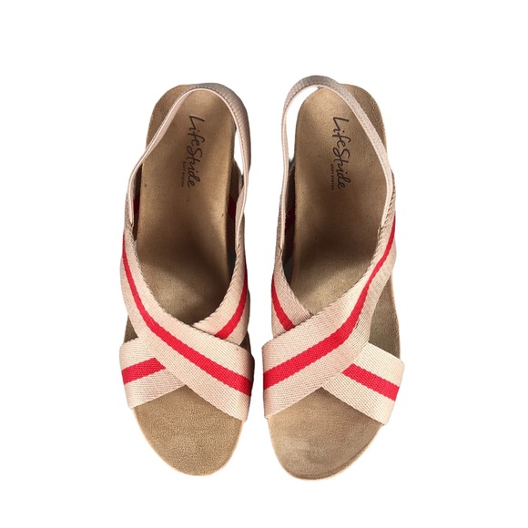 LIFE STRIDE DREAM BIG Strappy Wedge Sandal - Picture 3 of 12